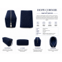 Makyaj Çantası – Lacivert Simli